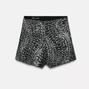 Zara Sequins Short Sz M